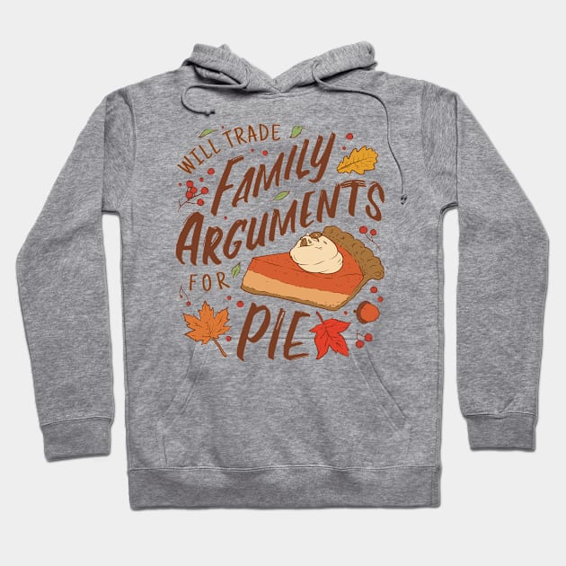 Pie Over Squabbles Hoodie by Life2LiveDesign